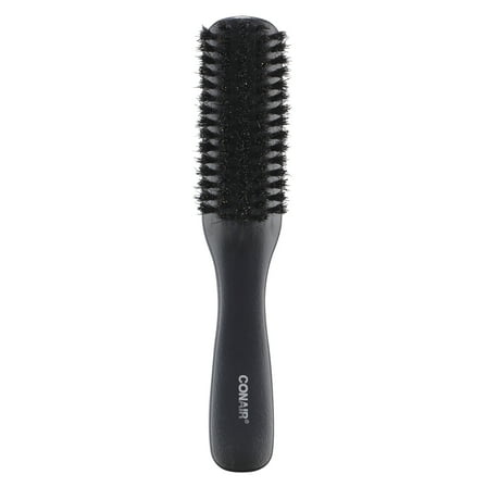 Conair Best-Selling Boar Bristle Wooden Grooming Brush for Silky and Shiny Hair Styling, 1ct
