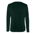 thumbnail image 5 of Womens Long Sleeve Tops Velvet Shirts For Cowl Neck Pleated Tops Elegant Fall Ruched Long Sleeve Blouse T Shirts For Women, 5 of 7
