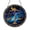 Acrylic 3.5 Inch, variant on Decorative Libra Zodiac Scales Symbol Stained Glass Style Suncatcher, Round Window Hanging Cosmic Decor
