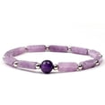 thumbnail image 3 of Natural Amethyst Body-purify Slimming Bracelet Stone Energy Bracelets For Women Weight Loss Bracelet Fatigue Relief Healing Yoga, 3 of 5