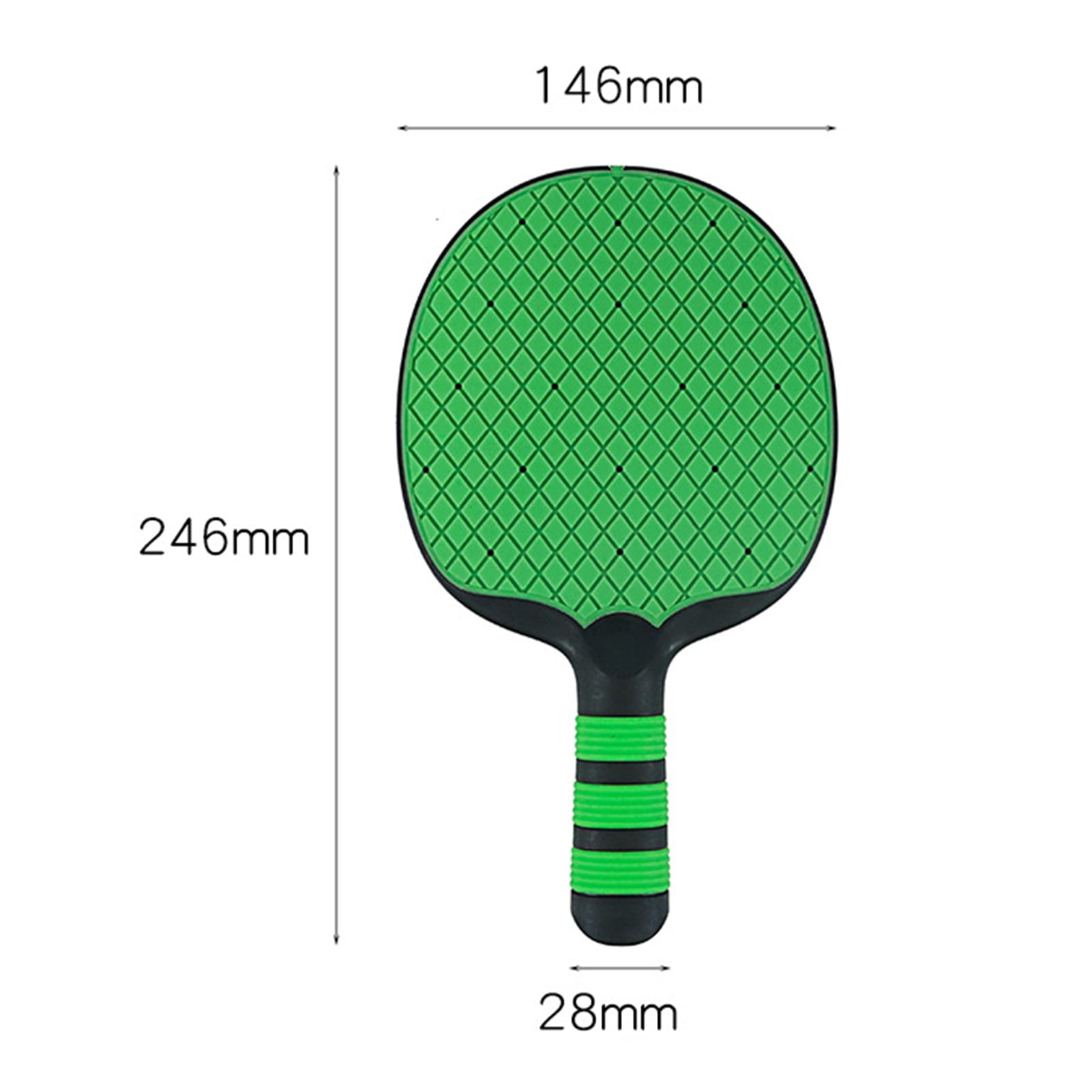 YIFAEUX Ping Pong Paddles Silicone Table Tennis Racket Pingpong Training Bat with Ergonomic Handle for Beginner