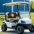 thumbnail image 2 of Yuyamidu Aztec Tribal Golf Cart Seat Covers Golf Club Car Backrest Bottom Seat Cover Gemoetric Golf Cart Seat Protector 2 Pack Golf Cart Accessories, 2 of 7