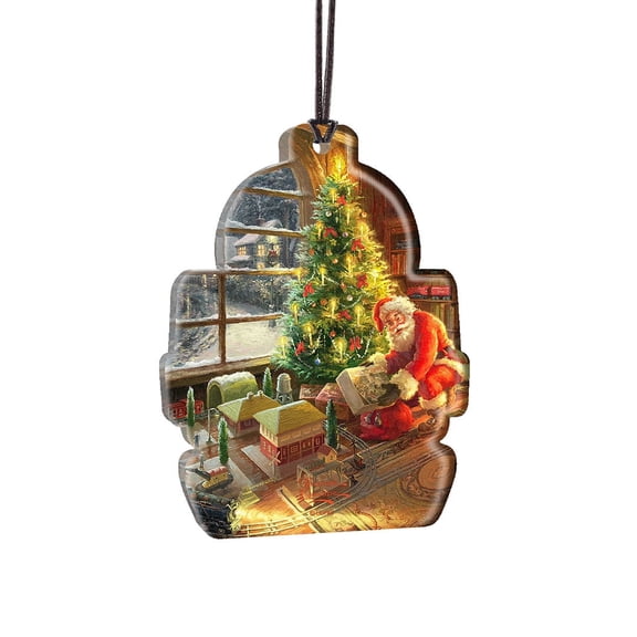 Thomas Kinkade Studios (Lionel Train - Santas Special Delivery) Hanging Acrylic Print ACPTRAIN688