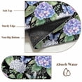 thumbnail image 6 of Purple Hydrangea 2'x6' Runner Rugs for Hallway Kitchen Bedside Non Slip Washable, Spring Floral Elegant Pastoral Flowers Entryway Rug Runners with Rubber Backing, Long Carpet Runner for Laundry Room, 6 of 8