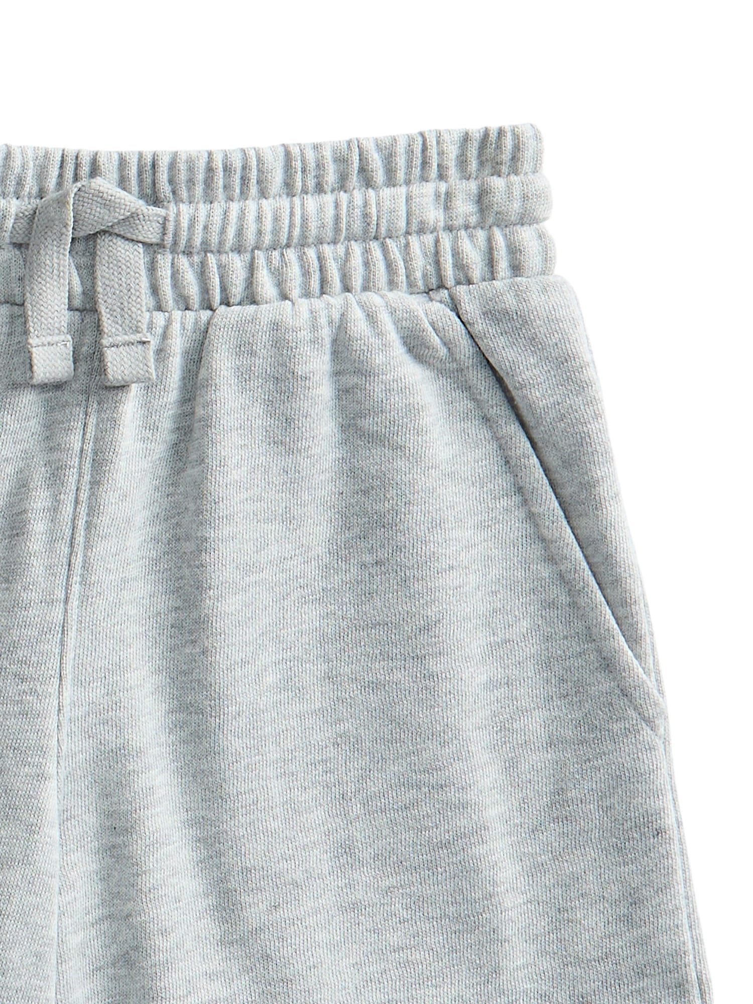 Athletic Works Boys Fleece Sweatshirt and Shorts Set, 2-Piece, Sizes 4-16
