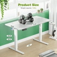 thumbnail image 2 of edx Electric Standing Desk, Height Adjustable Desk, 48 x 24 Inches Ergonomic Stand up Desk, 2 of 5