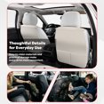 thumbnail image 6 of Egamige Car Seat Covers，Front and Rear, Fits Mitsubishi Outlander 2003-2026, Gray & Black 2 Pieces, 6 of 8