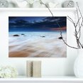 thumbnail image 1 of White Waves Over Moeraki Boulders - Seashore Photo Canvas Print, 1 of 3