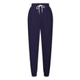 thumbnail image 4 of hotojiny Womens Fall Joggers with Pockets High Waisted Drawstring Loose Sweatpants for Cycling Workout Running, 4 of 5