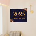thumbnail image 3 of Hirioo 2025 Happy New Year 3 Print Tapestry Lightweight Fabric for Bedroom Aesthetic Home Wall Dorm Décor Living Room Decor 29x37 Inch, 3 of 8