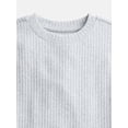 thumbnail image 2 of Wonder Nation Girls' Ribbed Knit Top with Short Sleeves, Sizes 4-18 & Plus, 2 of 3