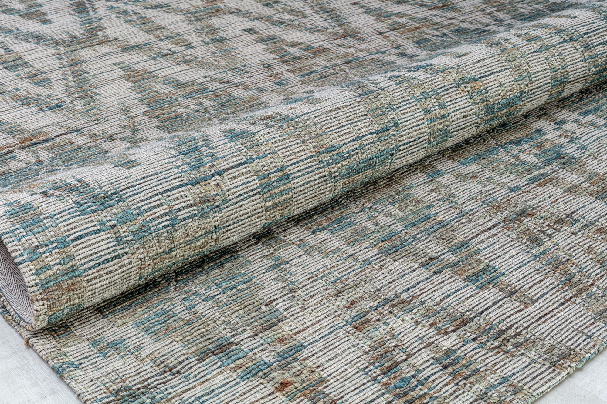 Rugs America GN15A Top Ikat Diamond Modern Brown Area Rug, 5’0”x7’0”