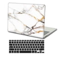 thumbnail image 1 of KSK KAISHEK Hard Shell Compatible with 2021 2022 2023 Rel. MacBook Pro 16 inchs with Touch ID Type C + Black Keyboard Cover Model: M2 A2780 A2485 M1 Marble A 353, 1 of 5