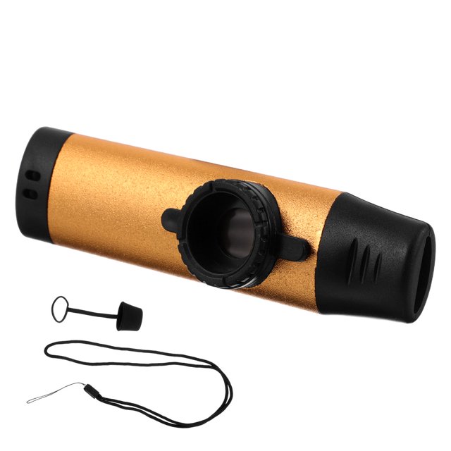BESTYASH 1Jgo Instrumento Musical Kazoo Metálico Dorado Con Sonido Puro Ideal Para Principiantes Y Fiestas En Casa
