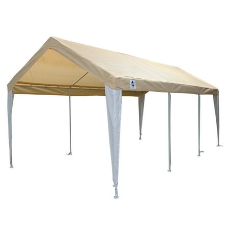 King Canopy 10 X 20 Ft Hercules 8 Leg Two Tone Carport Canopy