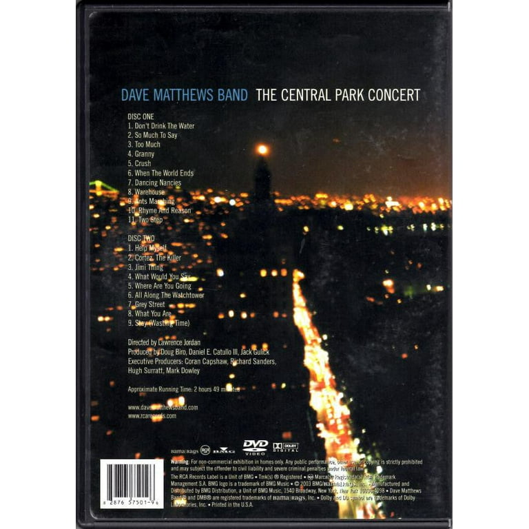 The Central Park Concert (DVD), RCA, Music & Performance - Walmart.com
