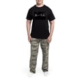 thumbnail image 5 of CafePress - Your Name In Japanese Hiragana System (Aaron) Paja - Men's Dark Loose Fit Cotton Pajama Set, 5 of 7