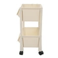 thumbnail image 1 of Rolling Utility Cart With Wheels, Mobile Rolling Storage Organizer For Office, Living Room, Kitchen, Large Capacity Movable Storage Book Shelves, Strong And Sturdy, 1 of 8