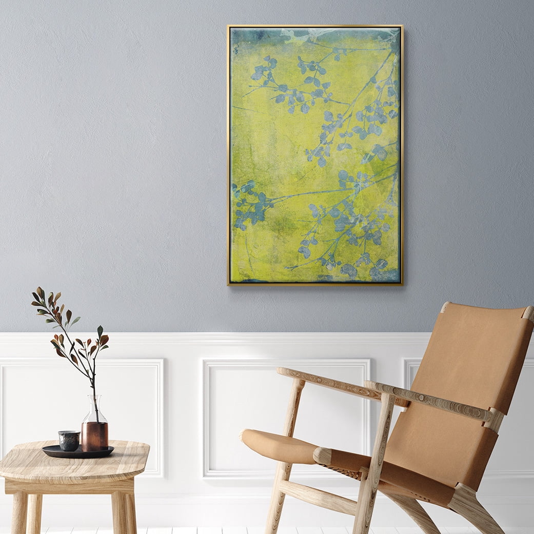 Boundless VIII Framed Premium Gallery Wrapped Canvas - Ready to Hang - 17 x 25 - Gold Floating Frame