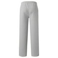 thumbnail image 4 of Baggy Sweatpants for Boys Relaxed Fit Elastic Waist Straight Leg Solid Color Stretch Trousers with Pockets Comfortable Soft Athletic Track Pants, 4 of 4