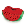 thumbnail image 1 of CHUANK Dog Toys Fun Multi Sensory Interactive Perky Produce Crinkle Fabric Squeak Balls (Avocado (Mini)), 1 of 5
