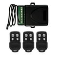thumbnail image 2 of 2 Channel Garage Door Opener Wireless Receiver Controller Rolling Code 12V/24V AC/DC Remote Relay Switch, 2 of 7