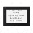thumbnail image 1 of Best Friend Is Like Four Clover Quote Desktop Photo Frame Ornaments Picture Art Painting, 1 of 3