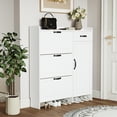 thumbnail image 3 of 4 - door white shoe cabinet - Flexible storage for shoe and accessory, self - assembly, 3 of 3