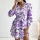 thumbnail image 4 of Vestidos para mujer Vestidos de otoño Moda Otoño Impresión Causal Cuello en V Cuasal Manga larga Jersey Cómodo Vestido Odeerbi  ODB-5, 4 of 9