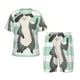 thumbnail image 1 of Balery Cute Raccoon Conjunto de Pijama Infantil de Manga Corta con Estampado – Ropa de Dormir de Algodón Suave-4X-Large, 1 of 6