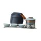 thumbnail image 2 of Juego de té de viaje japonés Tetera de vidrio para exteriores con estuche de transporte Juego de té chino para Gris claro, 2 of 9