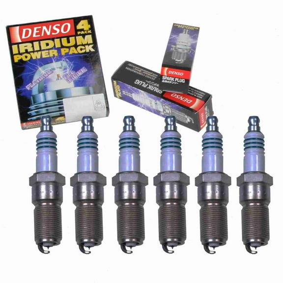 6 pc DENSO 5349 Iridium Power Spark Plugs for 12607280 4606 402AB 4606 759AA 4686 742AD 4686 742AE 5018 976AA 5037 404AA 5149 002AA 5149 006AB 6830 3913AA 6830 3917AA ITL16 S2LZTR4A11 S2RE14MCC5