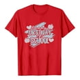 thumbnail image 4 of LEKDFST Boys Girls Back to School Graphic Tees Pre Kindergarten 1st 2nd 3rd Grade First Day of School T-Shirts Unisex Kids Short Sleeve Shirts Red 3-4 Years, 4 of 4