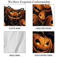 thumbnail image 4 of luoweisi Men's Beach Shorts Quick Dry Swim Trunks with Mesh Lining Halloween Pumpkin S, 4 of 5
