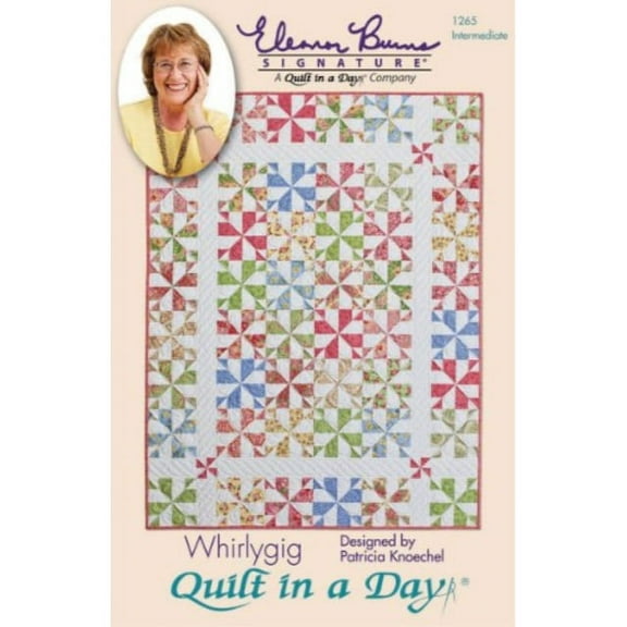 Whirligig: Eleanor Burns Signature Quilt Pattern 735272012658