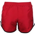 thumbnail image 2 of 5% Nutrition Rich Piana Women's Gym Shorts, Red Athletic Moisture-Wicking Workout Fitness Clothes, 2 of 5