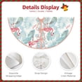thumbnail image 3 of Fotbe Tropical Flamingo Pattern Christmas Tree Skirt, Tree Skirts Plush Christmas Decorations, Christmas Tree Skirts Xmas Decorations Holiday Party Decor-30", 3 of 6