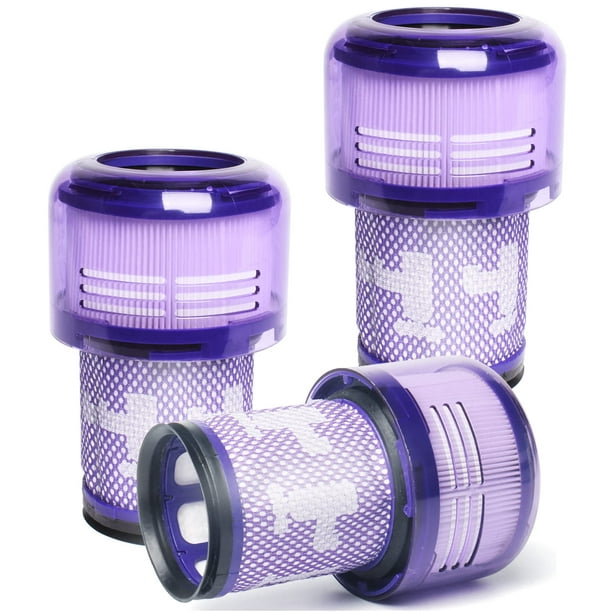 Paquete de 3 filtros de repuesto para aspiradora Dyson V12 Detect Slim