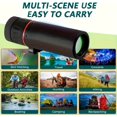 thumbnail image 2 of Monocular Compact Mini Telescope, Portable Handheld Mini Monocular for Adults, Tech Gadgets Perfect for Bird Watching, Fishing, Travel and Scenery.,Black, 2 of 7
