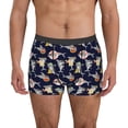 thumbnail image 1 of Balery Sharks In Sunglasses Calzoncillos bóxer para hombre, ropa interior de algodón suave y transpirable con cinturilla de nailon-Small, 1 of 5