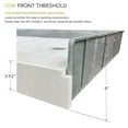 thumbnail image 2 of Transolid FPT6032R-HO 60-in x 32-in Pre-Tiled Shower Base with Right Hand Drain in Off-White Hexagon, 2 of 5