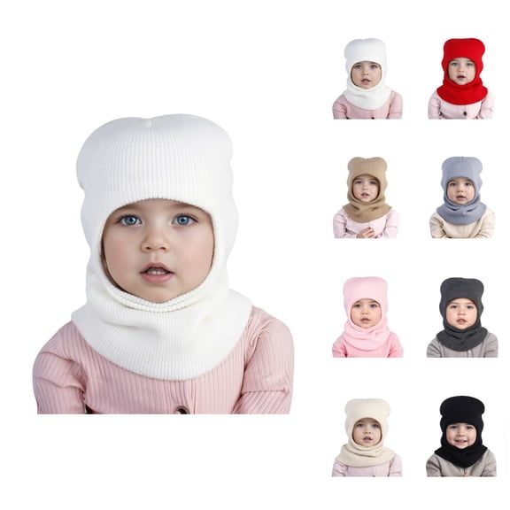 Kids Knit Beanie Classic Solid Knit Soft Cozy Warm Winter Hat for Baby Toddler Boys Girls School Travel and Daily Winter Wear Kids Cold Weather Accessories