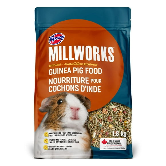 Topcrop Millworks Premium Guinea Pig Food, 1.8kg