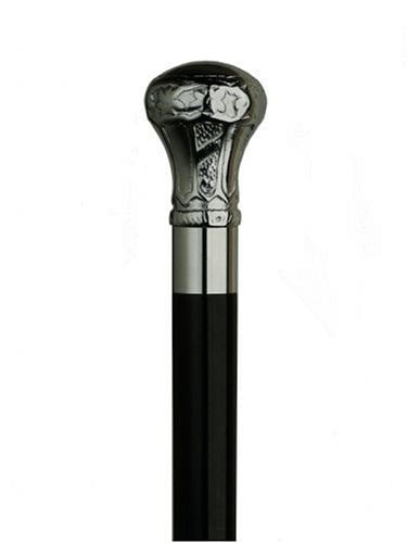 Stick New Solid Brass Chrome Finish Heavy Skull Handle for Wooden Walking Cane 