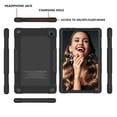 thumbnail image 3 of Mignova pour Walmart Onn 11.6 Pro Case, Étui de Protection Hybride Robuste Résistant aux Chutes et aux Chocs, Convivial pour Enfants, pour Walmart Onn 11.6 Pro (Modèle : 100043279) Tablette 11.6 Pouces (Noir/noir), 3 of 6