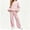 Pink, variant on LvhaoGJOB Little Kids Girls Sweatshirt and Pants Outfit Set, Brown - teddy fleece