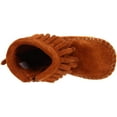 thumbnail image 4 of Minnetonka Girls' Double Fringe Side-Zip Moccasin Boot - 2299 9  US, 4 of 7