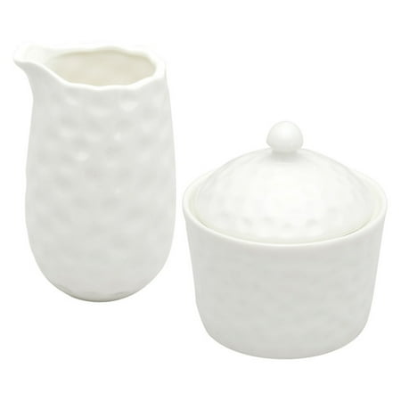 - Red Vanilla Vanilla Marble Covered Sugar Bowl and Creamer Set