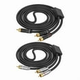 thumbnail image 3 of RCA Audio Cable 1 to 2 Splitter Extension Cable Gold Plated Male to Male Connectors for Superior Sound, 3 of 10