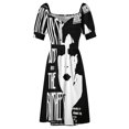 thumbnail image 4 of Vestido de manga corta SATB de Rock alternativo de los años 80 ropa para mujer vestidos de noche para mujer vestido de verano 2025 para mujer, 4 of 6